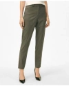 Brooks Brothers The Essential Stretch Wool Slim Crop Pants In Dark Grey
