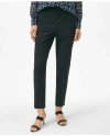 Brooks Brothers The Essential Stretch Wool Slim Crop Pants In Navy