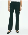 Brooks Brothers The Essential Stretch Wool Trousers In Black