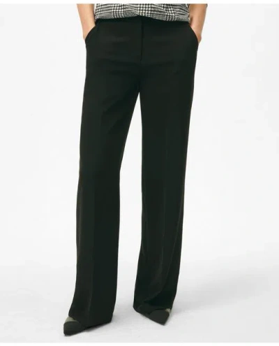 BROOKS BROTHERS THE ESSENTIALS WIDE-LEG TROUSERS IN WOOL BLEND