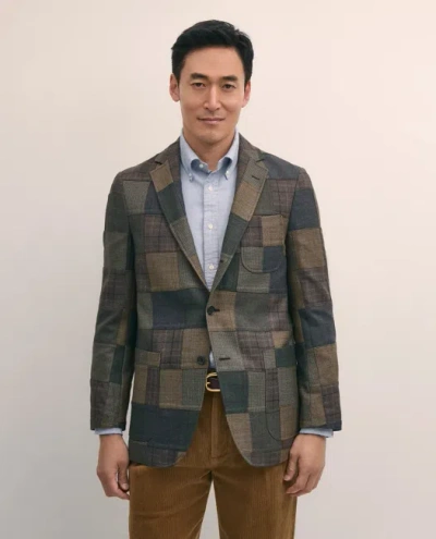 Brooks Brothers The No. 1 Sack Sport Coat In Patchwork Wool In Multi