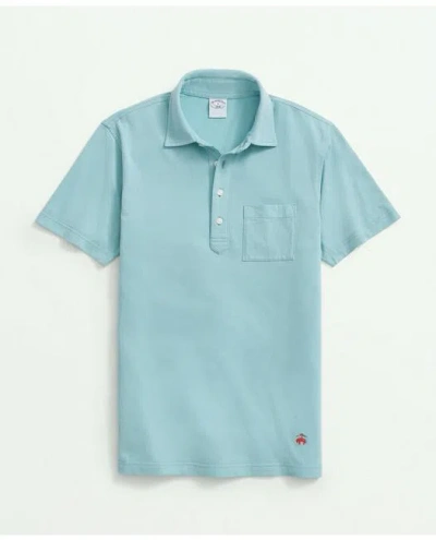 Brooks Brothers The Vintage Polo Shirt In Cotton | Marine Blue | Size Small