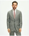 Brooks Brothers Traditional Fit 1818 Windowpane Suit In Wool In Grey