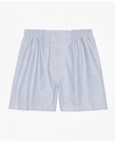 Brooks Brothers Traditional Fit Oxford Boxers | Blue | Size 52