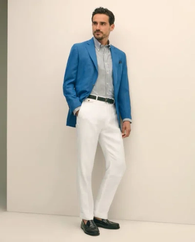 Brooks Brothers Traditional Fit Sport Coat In Hopsack Wool In Blue
