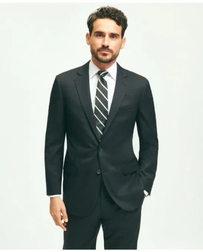 Brooks Brothers Traditional Fit Wool 1818 Suit In Black