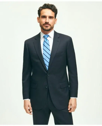 Brooks Brothers Traditional Fit Wool 1818 Suit In Navy