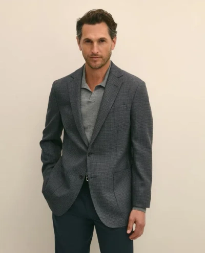 Brooks Brothers Traditional Fit Wool Hopsack Gingham Sport Coat In Gray