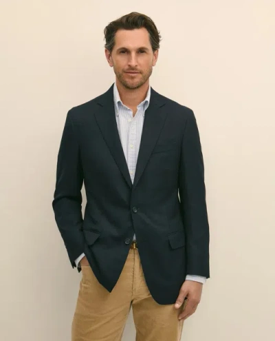 Brooks Brothers Traditional Fit Wool Hopsack Sport Coat In Blue