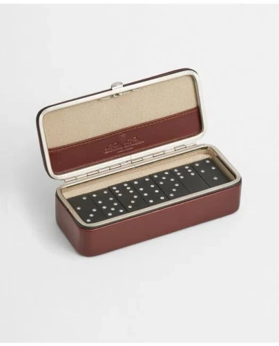Brooks Brothers Travel Dominoes Game With Calfskin Case Shoes In White