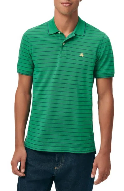 Brooks Brothers Trim Fit Stripe Stretch Supima® Cotton Piqué Polo