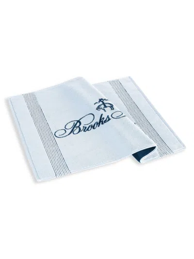 Brooks Brothers Turkish Cotton Bath Mat In White
