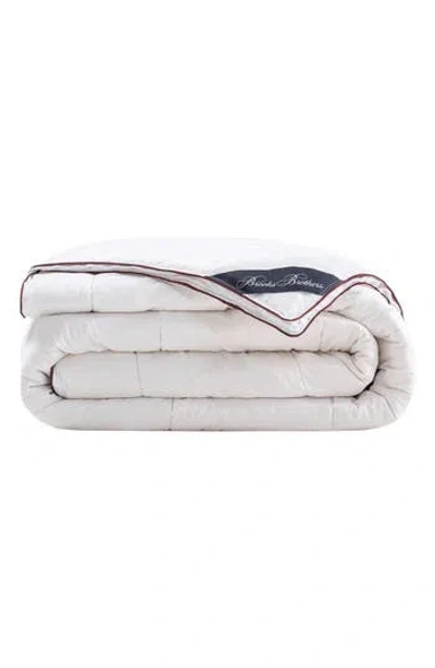 Brooks Brothers Turkish Cotton Sateen Comforter In White