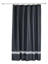 Brooks Brothers Turkish Cotton Shower Curtain In Anthracite
