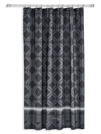 Brooks Brothers Turkish Cotton Shower Curtain In Anthracite