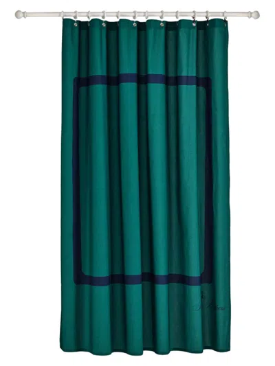 Brooks Brothers Turkish Cotton Shower Curtain In Deep Jungle