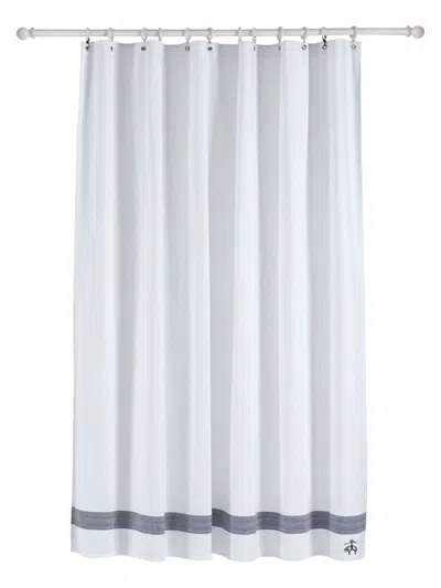 Brooks Brothers Turkish Cotton Shower Curtain In Navy