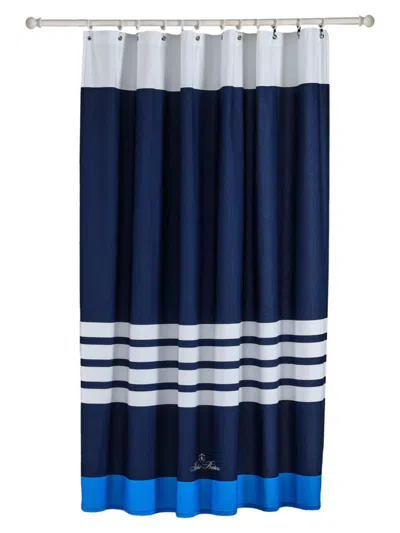 Brooks Brothers Turkish Cotton Shower Curtain In Navy
