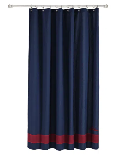 Brooks Brothers Turkish Cotton Shower Curtain In Navy