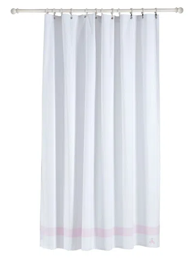 Brooks Brothers Turkish Cotton Shower Curtain In Pink