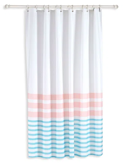 Brooks Brothers Turkish Cotton Shower Curtain In Pink