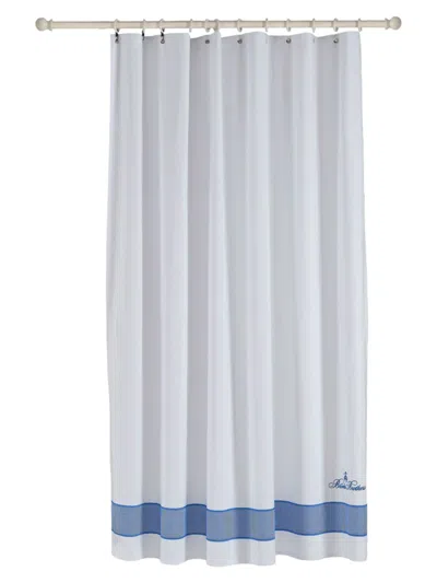 Brooks Brothers Turkish Cotton Shower Curtain In Royal Blue