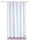 Brooks Brothers Turkish Cotton Shower Curtain In Scarlet Sage