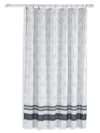 Brooks Brothers Turkish Cotton Shower Curtain In Silver