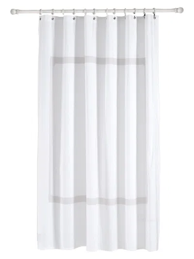 Brooks Brothers Turkish Cotton Shower Curtain In White