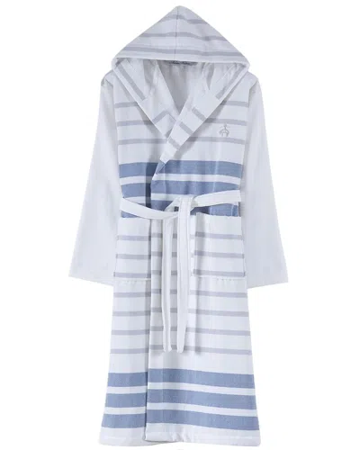Brooks Brothers Turkish Peshtemal Bathrobe In Blue