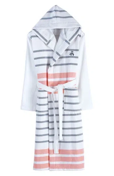 Brooks Brothers Turkish Peshtemal Cotton Robe In Orange