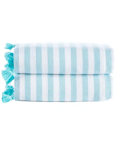 Brooks Brothers Turkish Pesthemal 2pc Hand Towels In Pink