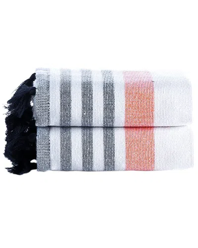 Brooks Brothers Turkish Pesthemal 2pc Wash Towels In Multi