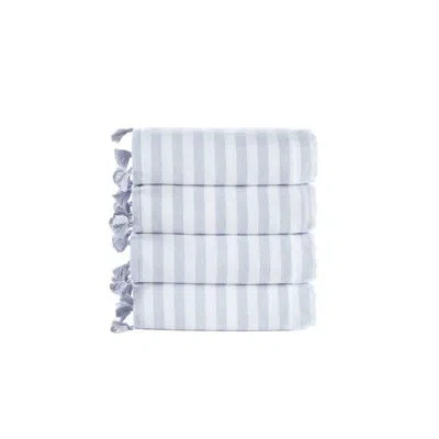Brooks Brothers Turkish Pesthemal 4 Pcs Hand Towels In Blue