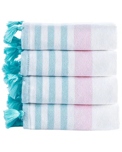 Brooks Brothers Turkish Pesthemal 4pc Wash Towels In Multi