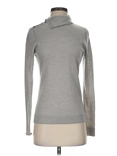Pre-owned Brooks Brothers Turtleneck Sweater In Gray