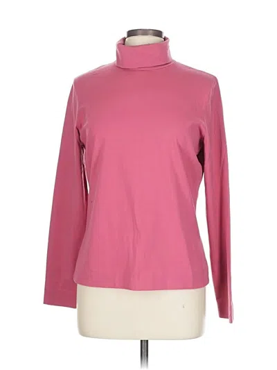 Pre-owned Brooks Brothers Turtleneck Sweater In Pink