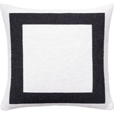 Brooks Brothers Tuxedo Border Throw Pillow In White