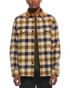 Brooks Brothers Twill Shacket In Multi