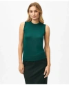 Brooks Brothers Twinset Shell In Merino Wool Sweater In Medium Green
