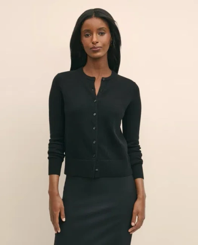 Brooks Brothers Ultimate Merino Twinset Cardigan Sweater In Black