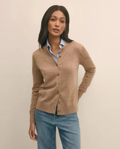 Brooks Brothers Ultimate Merino Twinset Cardigan Sweater In Neutral