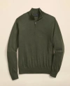 Brooks Brothers Ultimate Merino Wool Half-zip Sweater In Gray