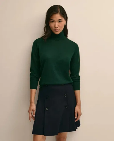 Brooks Brothers Ultimate Merino Wool Turtleneck Sweater In Green