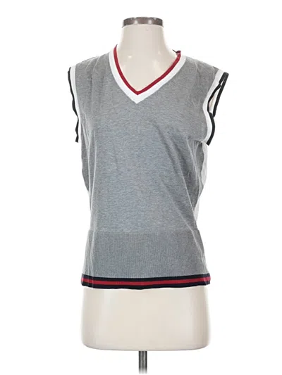 Pre-owned Brooks Brothers Vest In Gray