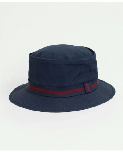 Brooks Brothers Vintage Bucket Hat, 1980s, S | Navy/red In Navy,red