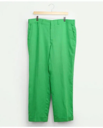 Brooks Brothers Vintage Linen Pants, 1980s, 40 | Kelly Green | Size 38 30