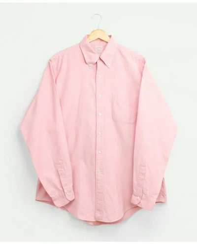 Brooks Brothers Vintage Oxford Dress Shirt, 1990s, 16/6 | Pink | Size 16 36
