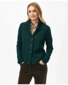 Brooks Brothers Wool Cardigan In Dark Green