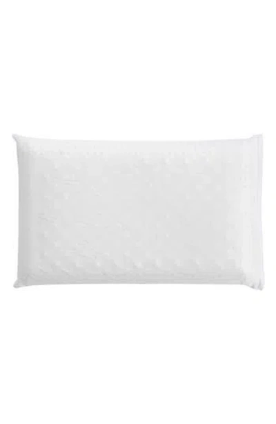 Brooks Brothers Visco Massage Pillow In White